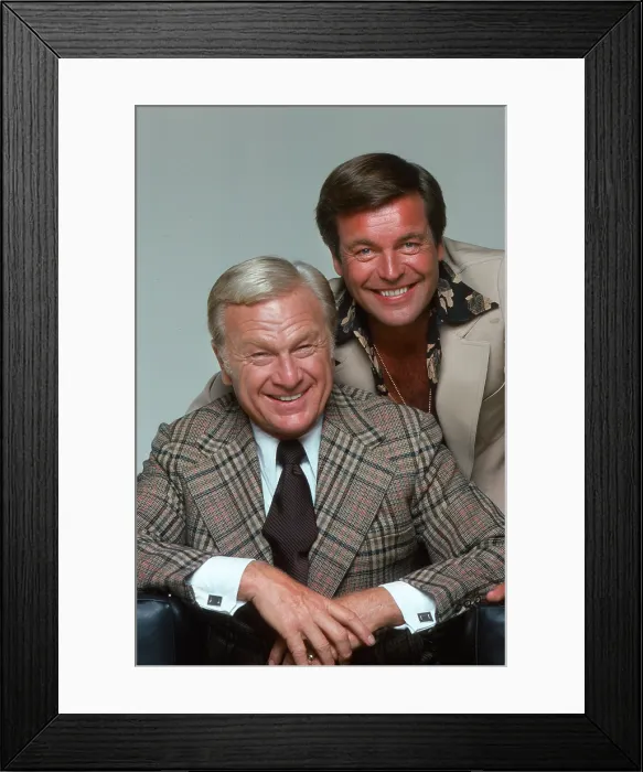 Framed Print : SWITCH, from left: Eddie Albert, Robert Wagner, 1975-1978