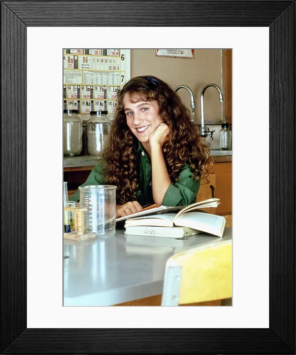 Framed Print : SQUARE PEGS,  Sarah Jessica Parker, 1982-1983