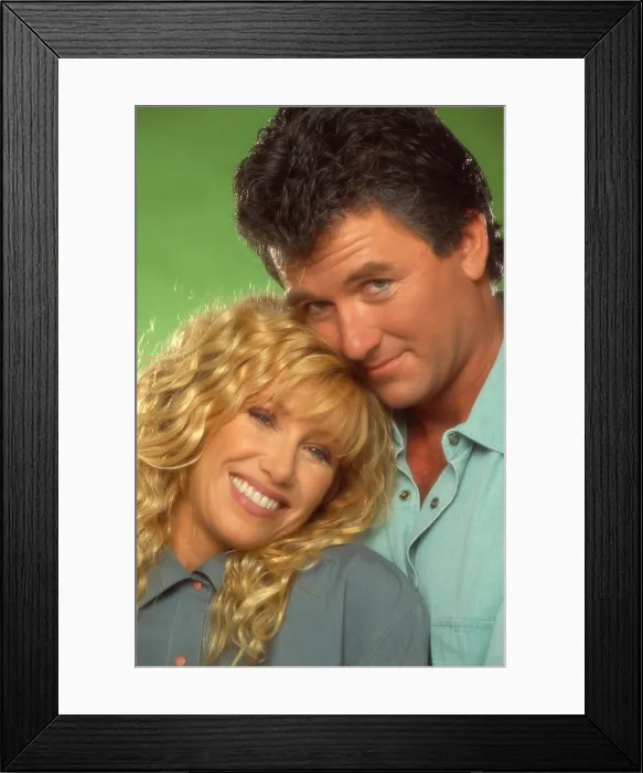 Framed Print : STEP BY STEP, Patrick Duffy, Suzanne Somers, 1991-98