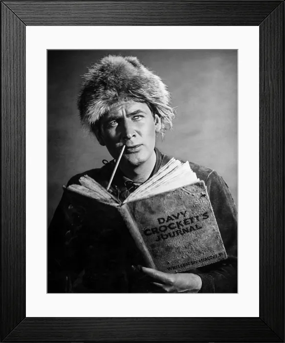Framed Print : DAVY CROCKETT, Fess Parker, 1954-1955 Framed Print : DAVY CROCKETT, Fess Parker, 1954-1955