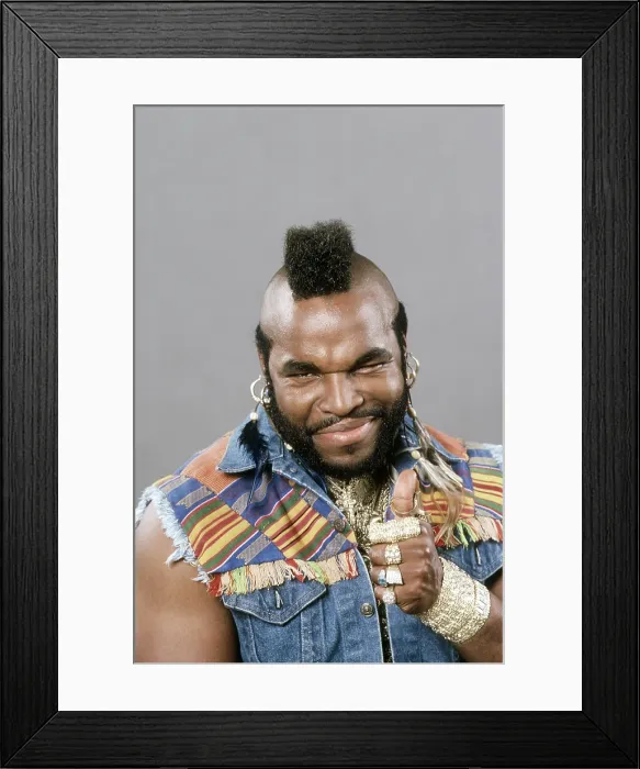 Framed Print : THE A-TEAM, Mr. T. 1983-1987
