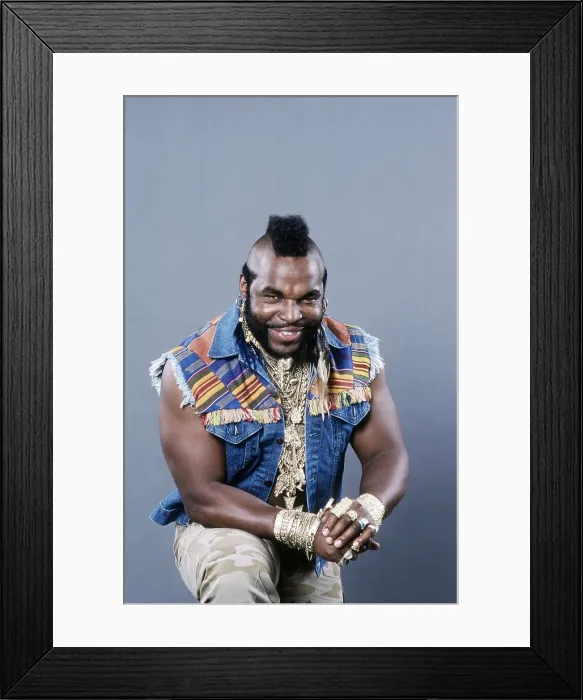 Framed Print : THE A-TEAM, Mr. T. 1983-1987 Framed Print : THE A-TEAM, Mr. T. 1983-1987
