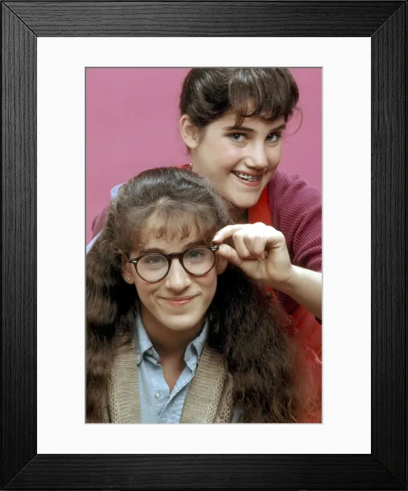Framed Print : SQUARE PEGS, Sarah Jessica Parker, Amy Linker, 1982-83