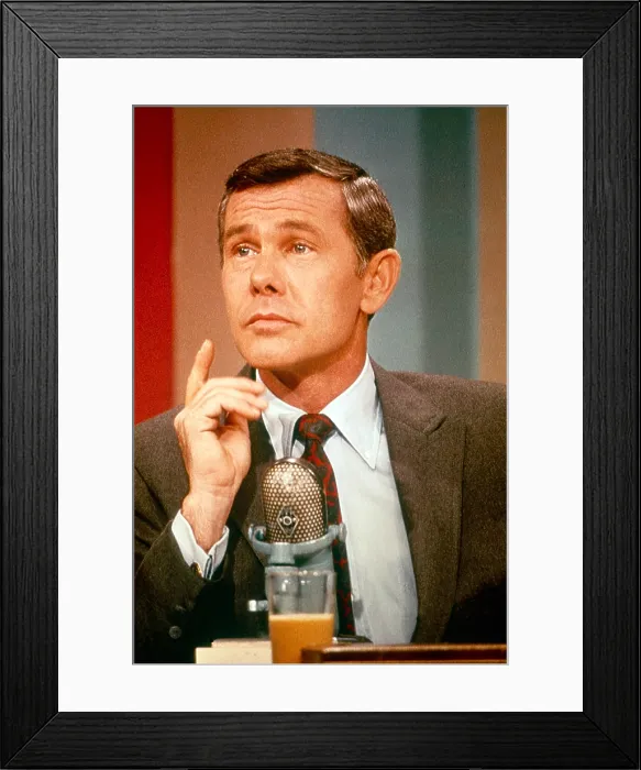 Framed Print : THE TONIGHT SHOW STARRING JOHNNY CARSON, Johnny Carson (ca. 1960s), 1962-1992 Framed Print : THE TONIGHT SHOW STARRING JOHNNY CARSON, Johnny Carson (ca. 1960s), 1962-1992
