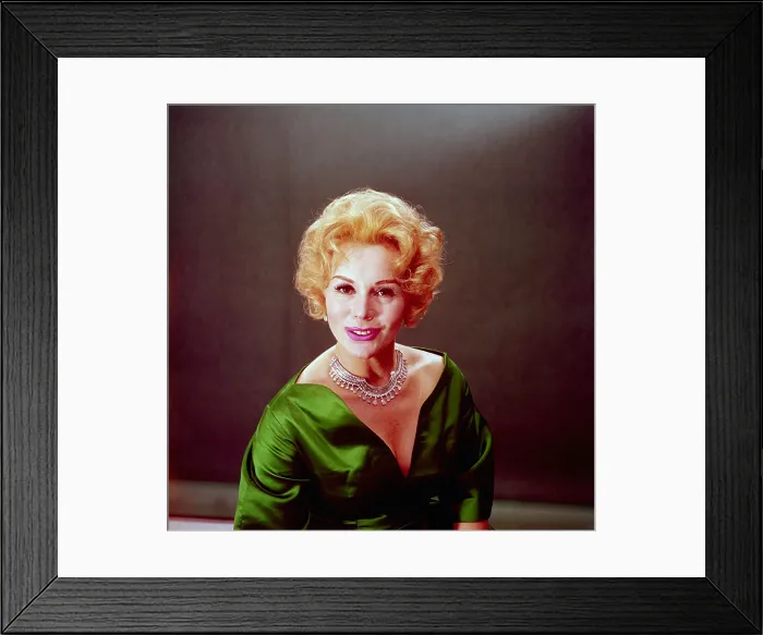 Framed Print : Eva Gabor, ca. early 1960s
