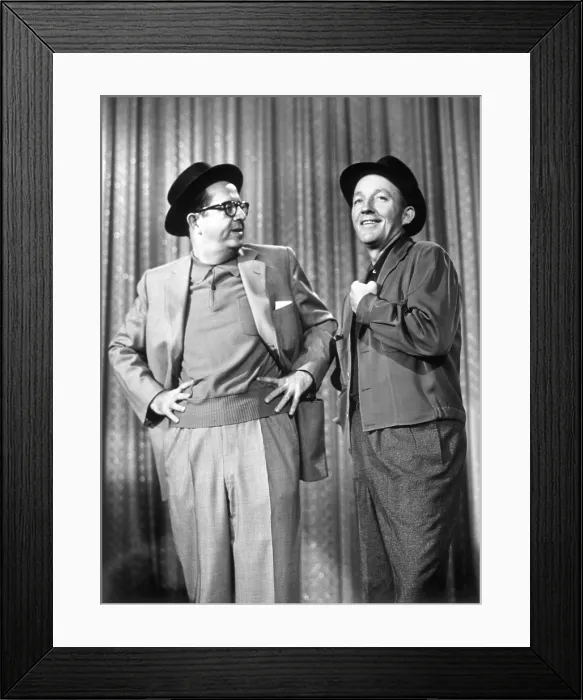 Framed Print : THE ED SULLIVAN SHOW, from left: Phil Silvers, Bing Crosby (ca. mid 1950s), 1948-1971 Framed Print : THE ED SULLIVAN SHOW, from left: Phil Silvers, Bing Crosby (ca. mid 1950s), 1948-1971