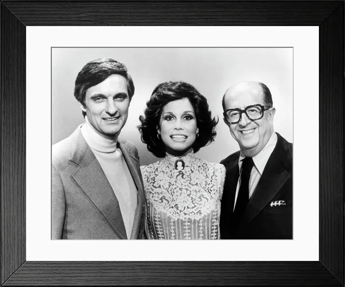 Framed Print : CBS: ON THE AIR, from left: Alan Alda, Mary Tyler Moore, Phil Silvers, 1978 Framed Print : CBS: ON THE AIR, from left: Alan Alda, Mary Tyler Moore, Phil Silvers, 1978