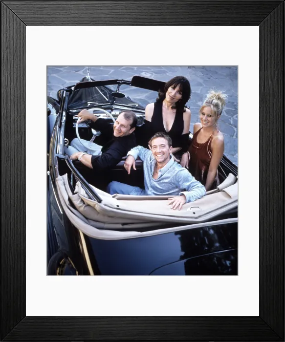 Framed Print : MARRIED...WITH CHILDREN, (aka MARRIED WITH CHILDREN), clockwise, from left: Ed O'Neill, Katey Sagal, Christina Applegate, David Faustino, (1996), 1987-1997