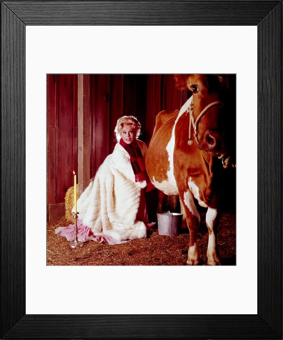 Framed Print : Eva Gabor of GREEN ACRES, 1969