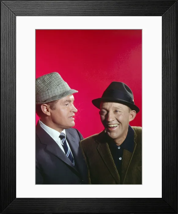 Framed Print : From left: Bob Hope, Bing Crosby, February 1962