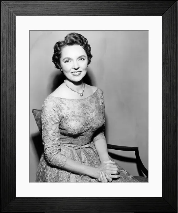 Framed Print : FATHER KNOWS BEST, Jane Wyatt, Man About Town, aired October 3, 1956