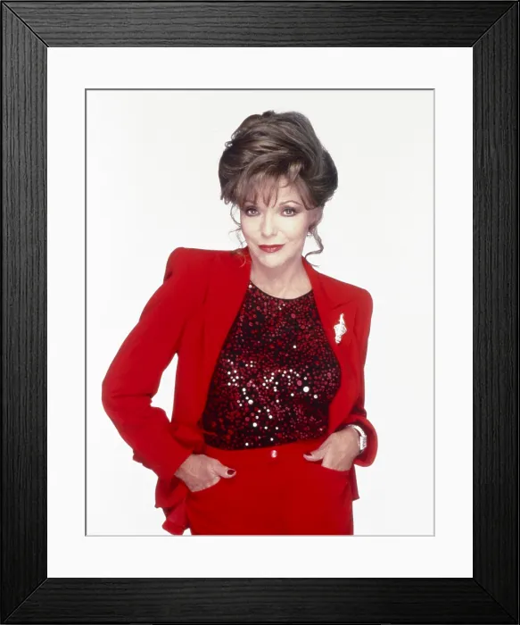 Framed Print : THE GUIDING LIGHT, Joan Collins, 1990s, 1952-2009