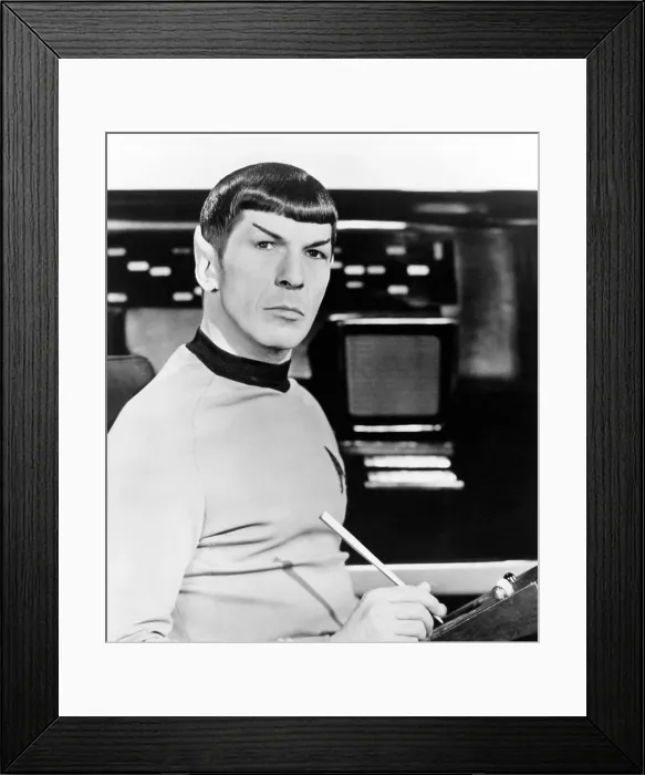 Framed Print : STAR TREK, Leonard Nimoy, 1966-69 Framed Print : STAR TREK, Leonard Nimoy, 1966-69