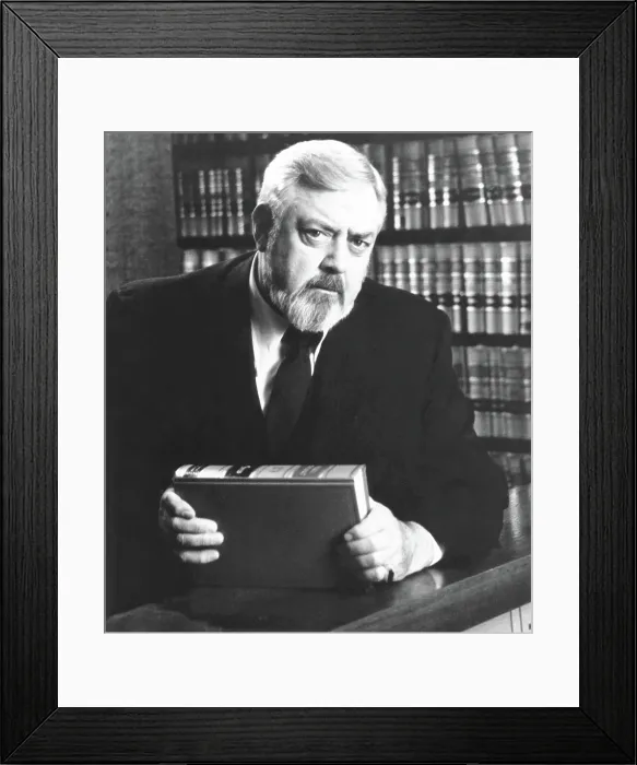 Framed Print : TRIAL BY JURY, Raymond Burr, 1987-1991