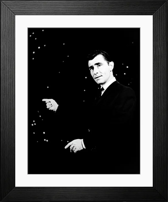 Framed Print : THE TWILIGHT ZONE, Rod Serling, 1959-1964