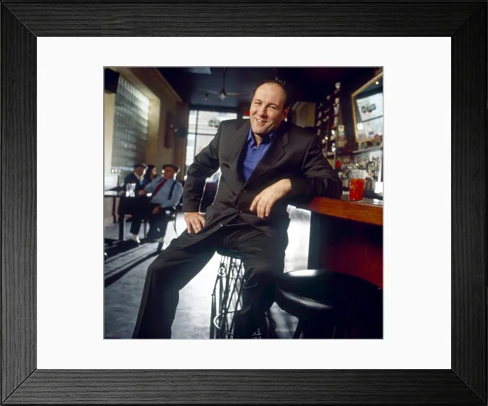 Framed Print : THE SOPRANOS, James Gandolfini, (1999), 1999-2007