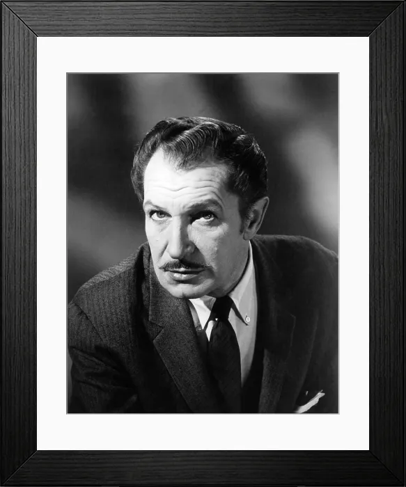 Framed Print : Vincent Price, 1963