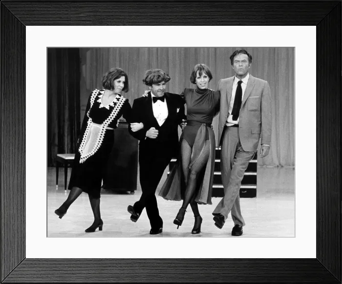 Framed Print : THE CAROL BURNETT SHOW, from left: Vicki Lawrence, Tim Conway, Carol Burnett, Harvey Korman, 1967-1978 Framed Print : THE CAROL BURNETT SHOW, from left: Vicki Lawrence, Tim Conway, Carol Burnett, Harvey Korman, 1967-1978