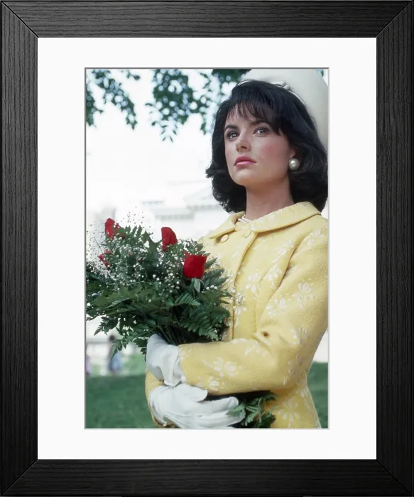 Framed Print : A WOMAN NAMED JACKIE, Roma Downey as Jacqueline Kennedy, 1991 Framed Print : A WOMAN NAMED JACKIE, Roma Downey as Jacqueline Kennedy, 1991