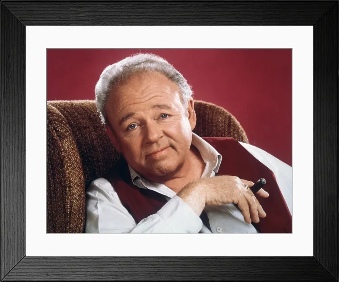 Framed Print : ALL IN THE FAMILY, Carroll O'Connor, 1971-1979 Framed Print : ALL IN THE FAMILY, Carroll O'Connor, 1971-1979