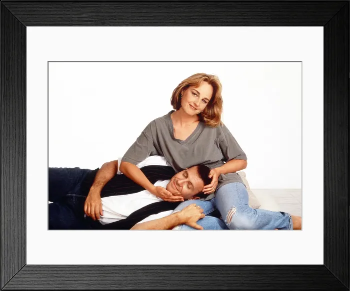Framed Print : MAD ABOUT YOU, from left: Paul Reiser, Helen Hunt, 1992-2019 Framed Print : MAD ABOUT YOU, from left: Paul Reiser, Helen Hunt, 1992-2019
