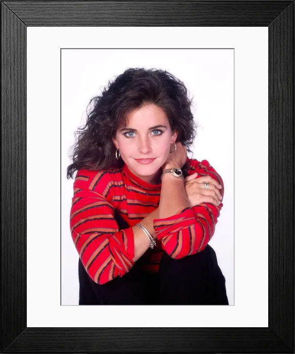 Framed Print : FAMILY TIES, Courteney Cox, (Season 5, 1987), 1982-89