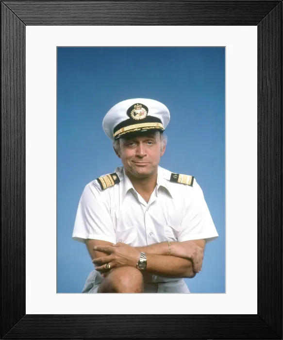 Framed Print : THE LOVE BOAT, Gavin MacLeod, (1978), 1977-86