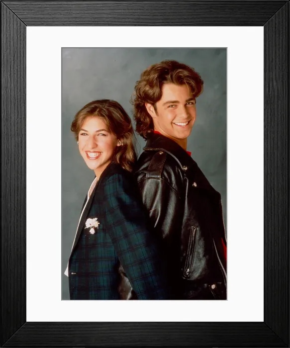 Framed Print : BLOSSOM, from left: Mayim Bialik, Joey Lawrence, 1990-95 Framed Print : BLOSSOM, from left: Mayim Bialik, Joey Lawrence, 1990-95