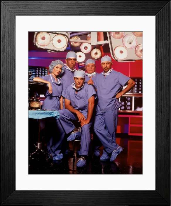 Framed Print : CHICAGO HOPE, from left: Roxanne Hart, Adam Arkin, Mandy Patinkin, E.G. Marshall, Hector Elizondo, (Season 1, 1994), 1994-2000 Framed Print : CHICAGO HOPE, from left: Roxanne Hart, Adam Arkin, Mandy Patinkin, E.G. Marshall, Hector Elizondo, (Season 1, 1994), 1994-2000