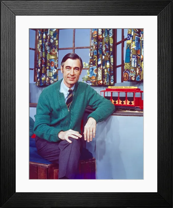 Framed Print : MISTER ROGERS NEIGHBORHOOD, Fred Rogers, 1968-2001 Framed Print : MISTER ROGERS NEIGHBORHOOD, Fred Rogers, 1968-2001