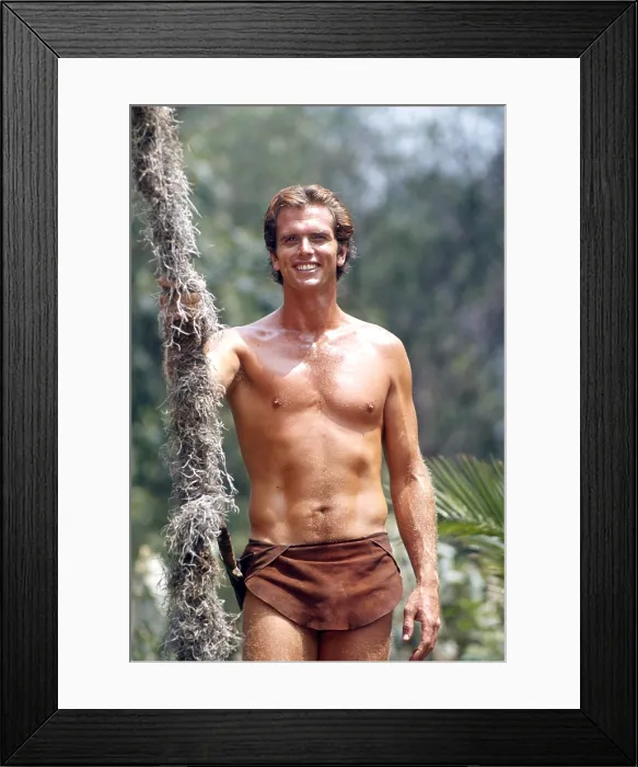 Framed Print : TARZAN, Ron Ely, 1966-68