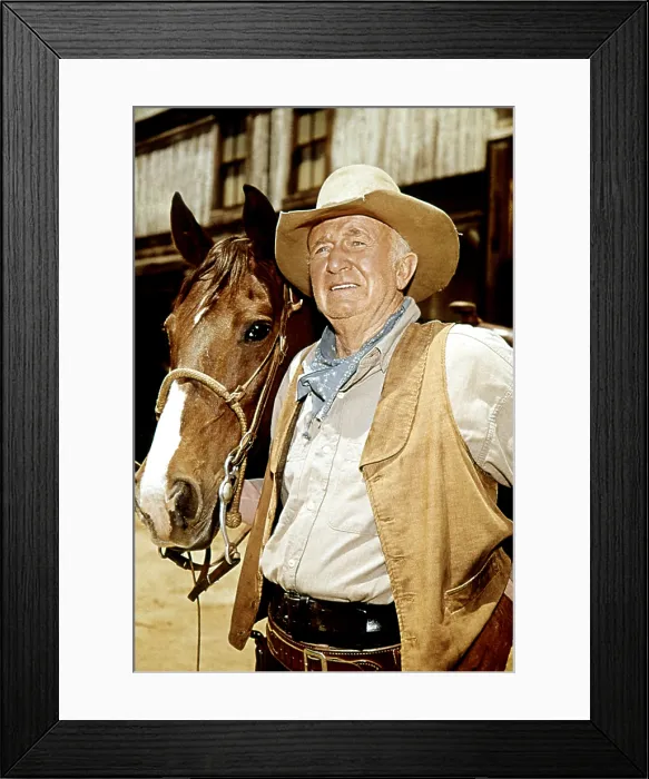 Framed Print : THE GUNS OF WILL SONNETT, Walter Brennan, 1967-1969