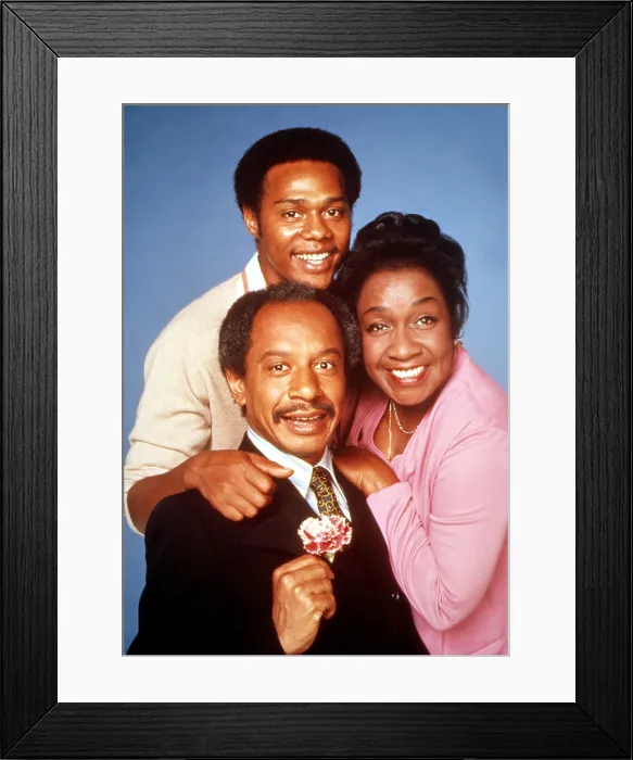 Framed Print : THE JEFFERSONS, Mike Evans, Isabel Sanford, Sherman Hemsley, 1975-85