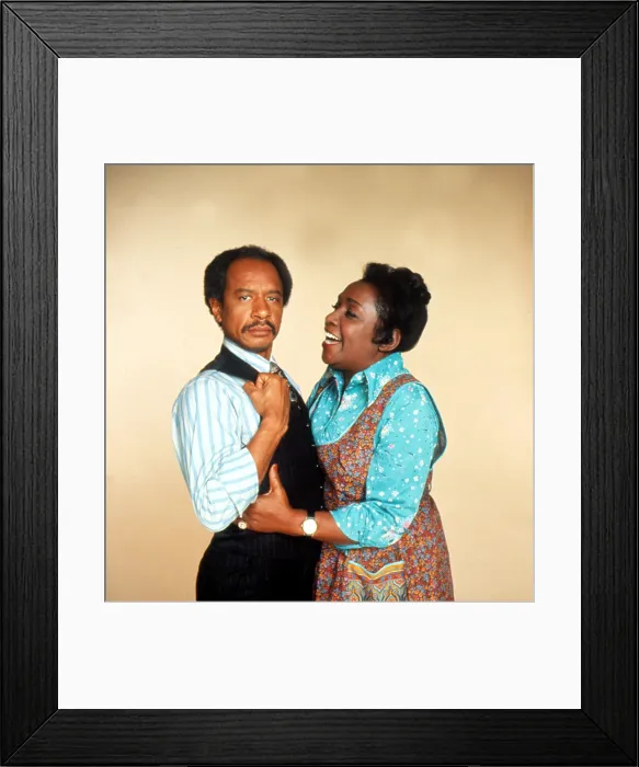 Framed Print : THE JEFFERSONS, Isabel Sanford, Sherman Hemsley, 1975-85 Framed Print : THE JEFFERSONS, Isabel Sanford, Sherman Hemsley, 1975-85