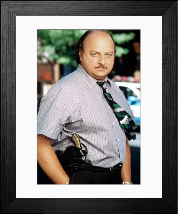 Framed Print : NYPD BLUE, Dennis Franz, 1993-2005 (1995 photo)