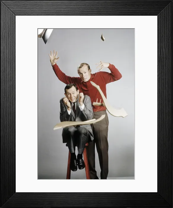 Framed Print : The Smothers Brothers, (from left): Dick Smothers, Tommy Smothers, April 5, 1969 Framed Print : The Smothers Brothers, (from left): Dick Smothers, Tommy Smothers, April 5, 1969