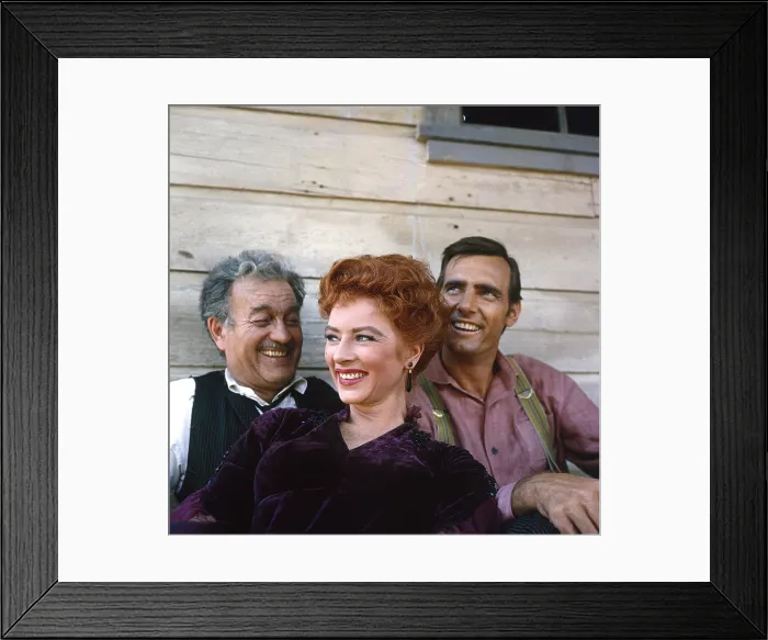 Framed Print : GUNSMOKE, from left: Milburn Stone, Amanda Blake, Dennis Weaver, (1962), 1955-1975 Framed Print : GUNSMOKE, from left: Milburn Stone, Amanda Blake, Dennis Weaver, (1962), 1955-1975