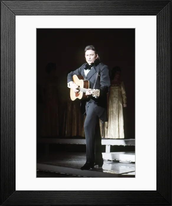 Framed Print : THE JOHNNY CASH SHOW, Johnny Cash onstage, (Season 1, ep. 127, aired April 8, 1970), 1969-1971