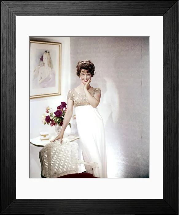 Framed Print : Loretta Young, ca. 1960