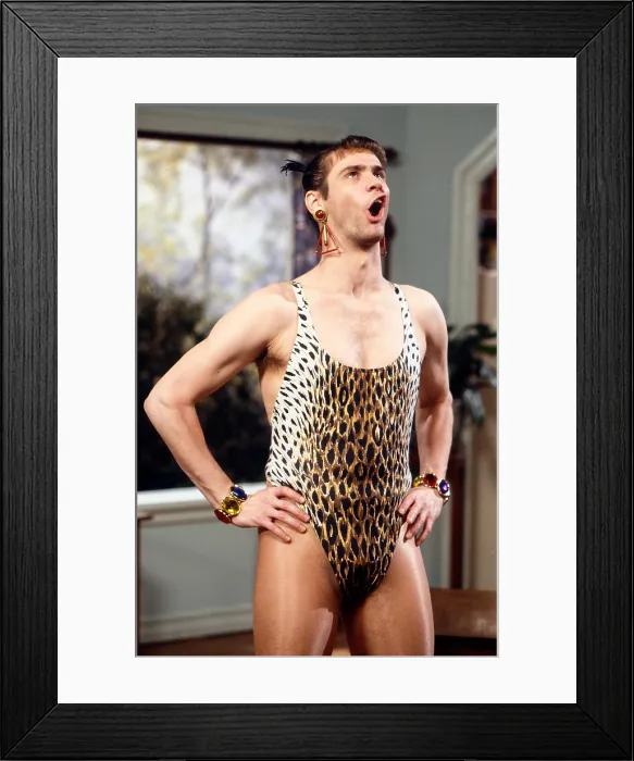 Framed Print : IN LIVING COLOR, Jim Carrey, 1990-94 Framed Print : IN LIVING COLOR, Jim Carrey, 1990-94