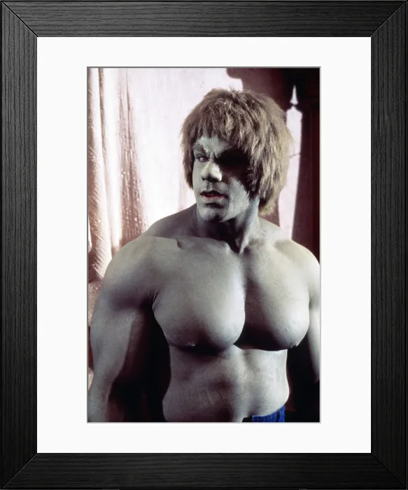 Framed Print : THE INCREDIBLE HULK, Lou Ferrigno, 1978-82