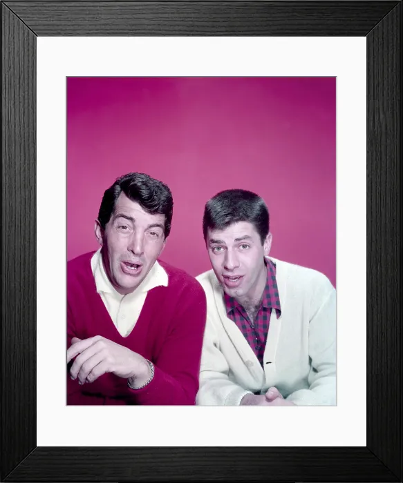 Framed Print : From left: Dean Martin, Jerry Lewis, ca. early 1950s Framed Print : From left: Dean Martin, Jerry Lewis, ca. early 1950s