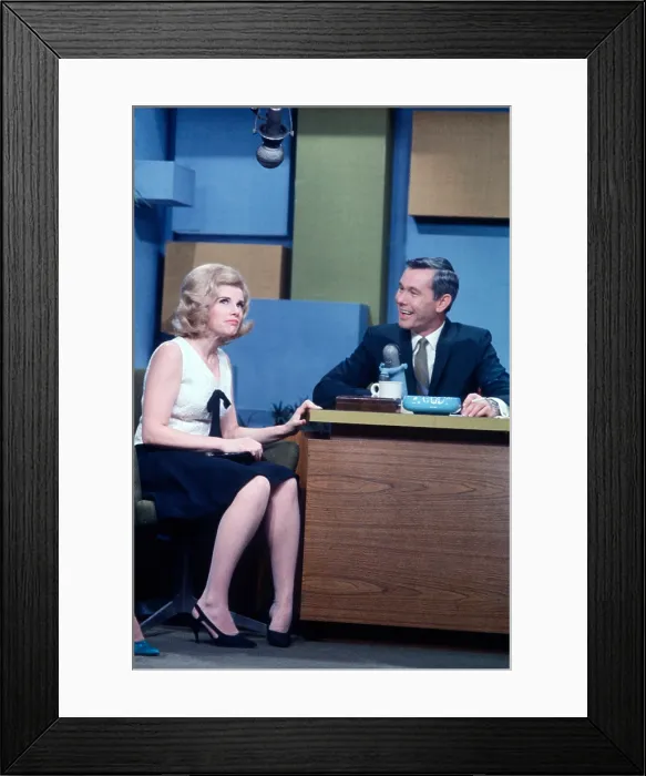 Framed Print : THE TONIGHT SHOW STARRING JOHNNY CARSON, from left: Joan Rivers, Johnny Carson, 1966, (1962-1992) Framed Print : THE TONIGHT SHOW STARRING JOHNNY CARSON, from left: Joan Rivers, Johnny Carson, 1966, (1962-1992)