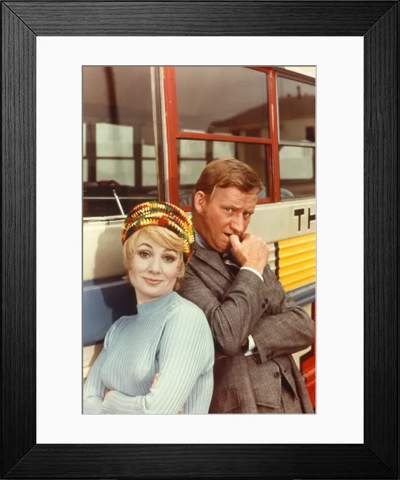 Framed Print : THE PARTRIDGE FAMILY, from left: Shirley Jones, Dave Madden, 1970-74