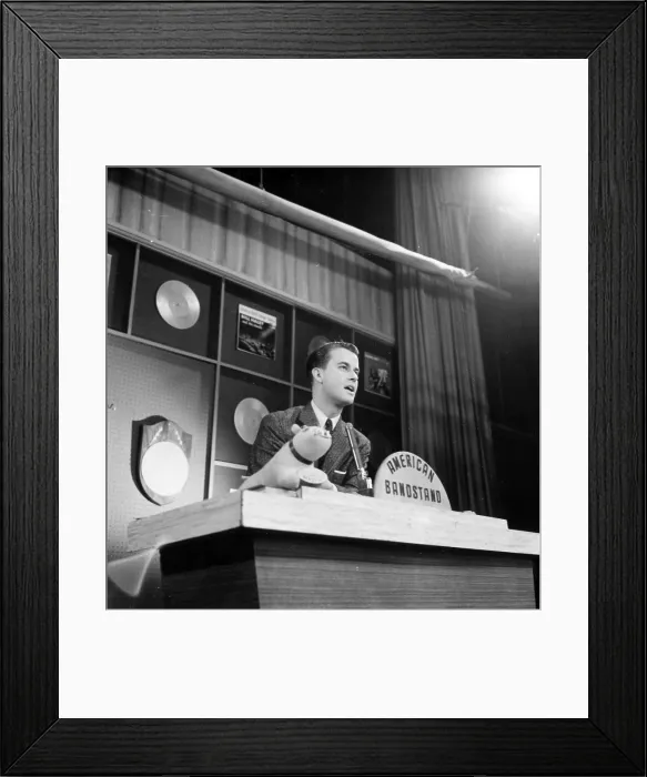 Framed Print : AMERICAN BANDSTAND, Dick Clark, 1950s, (1952-1989)