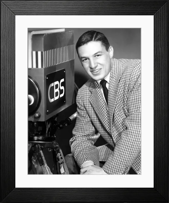 Framed Print : Mike Wallace, news correspondent, circa 1950s Framed Print : Mike Wallace, news correspondent, circa 1950s
