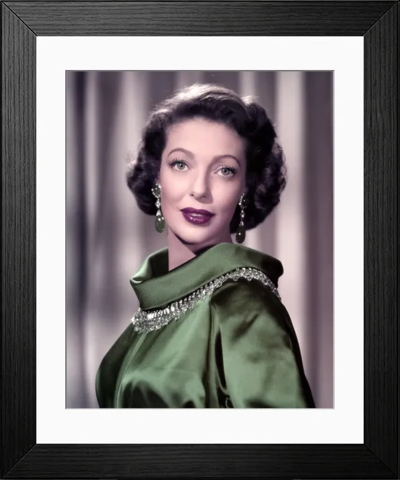 Framed Print : Loretta Young, ca. mid-1950s
