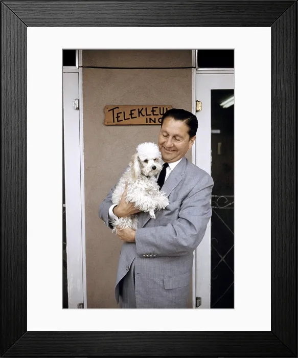 Framed Print : THE LAWRENCE WELK SHOW, Lawrence Welk, on-set, (ca. early 1960s), 1955-1982
