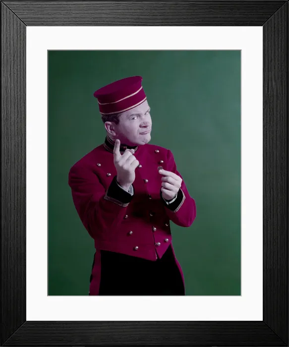 Framed Print : Red Buttons, ca. mid-1950s Framed Print : Red Buttons, ca. mid-1950s