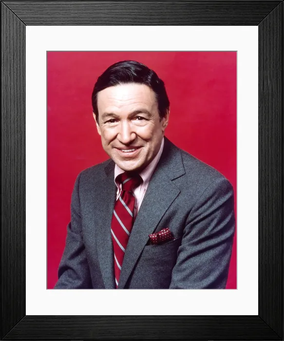 Framed Print : 60 MINUTES, Mike Wallace, (1980s), 1968